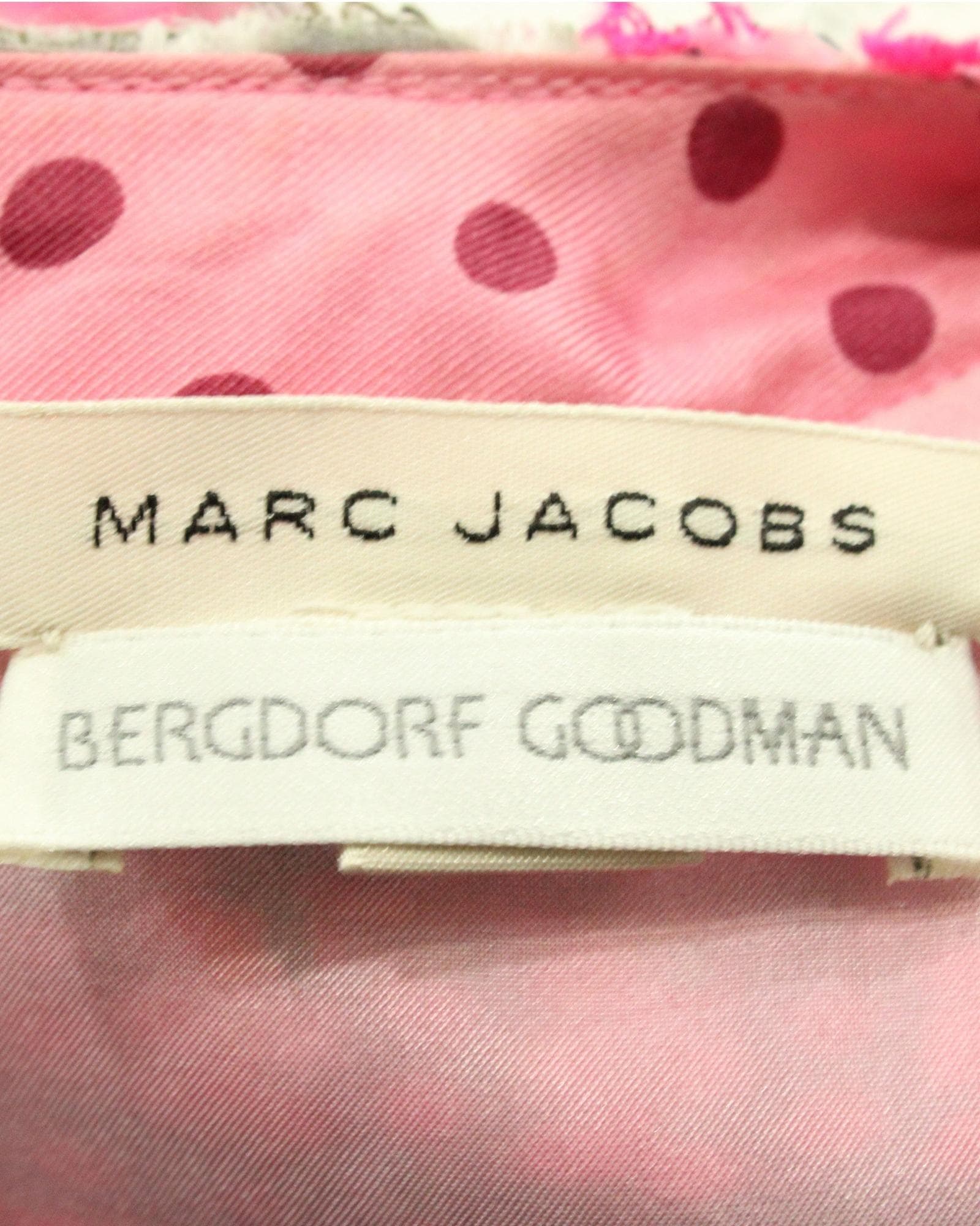 Marc Jacobs Preloved Sleeveless ALine Beaded Dress Wo - Pink Midi image 5