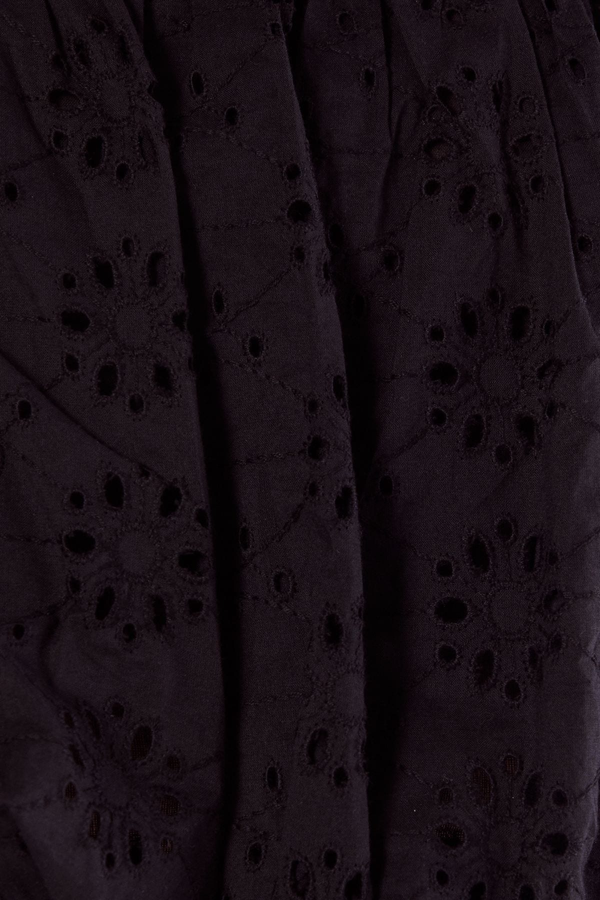 NastyGal Broderie Puffball Cami Top Black image 5