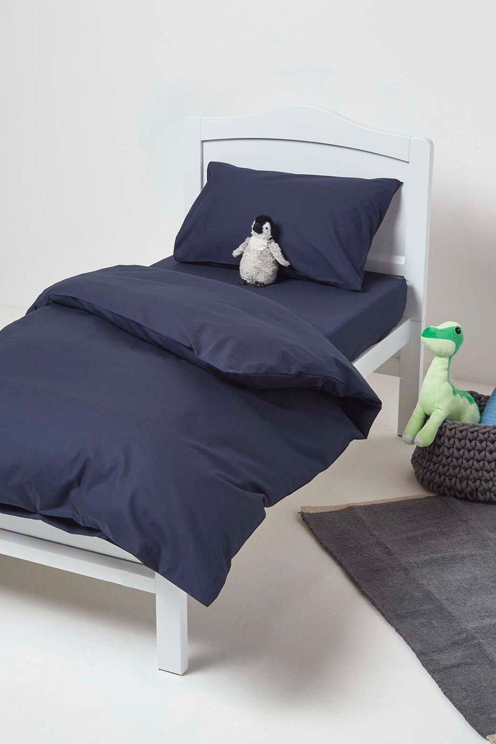 Homescapes Cotton Cot Bed Duvet Cover Set 200 Thread Count image 2