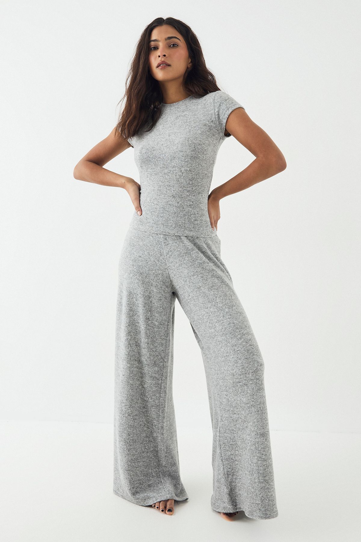 DSGN Studio DSGN Studio Lounge Loose Fit T-Shirt Ash Grey image 3