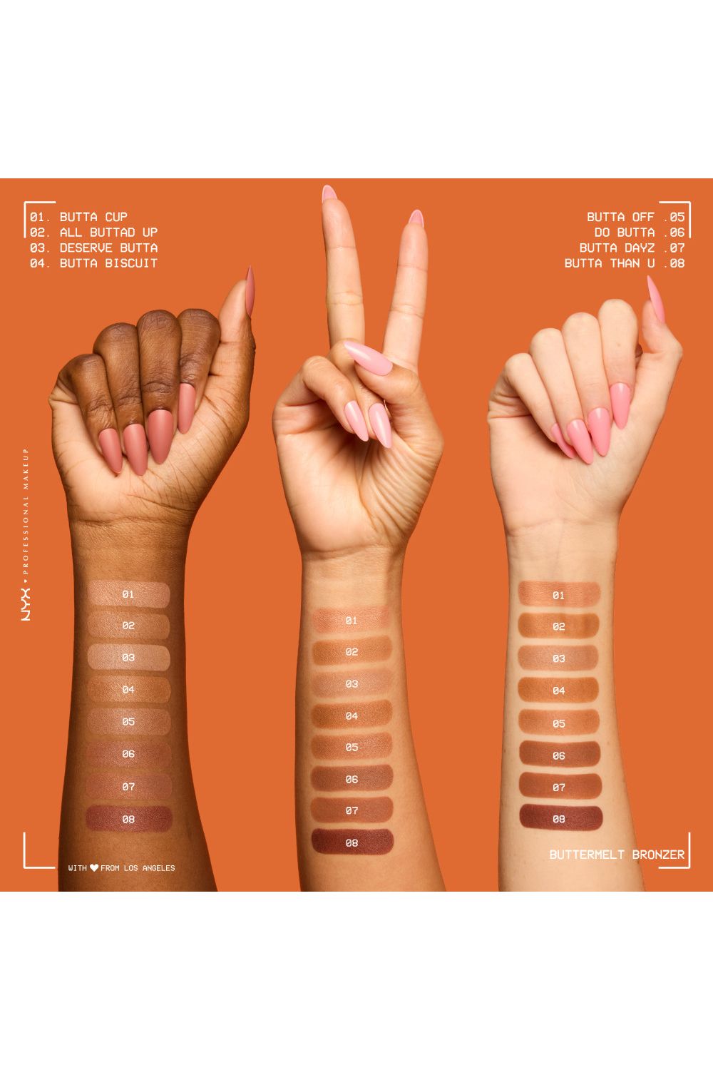 NYX Professional Makeup Buttermelt Bronzer Powder Bronzer 5g Buttad Down image 5