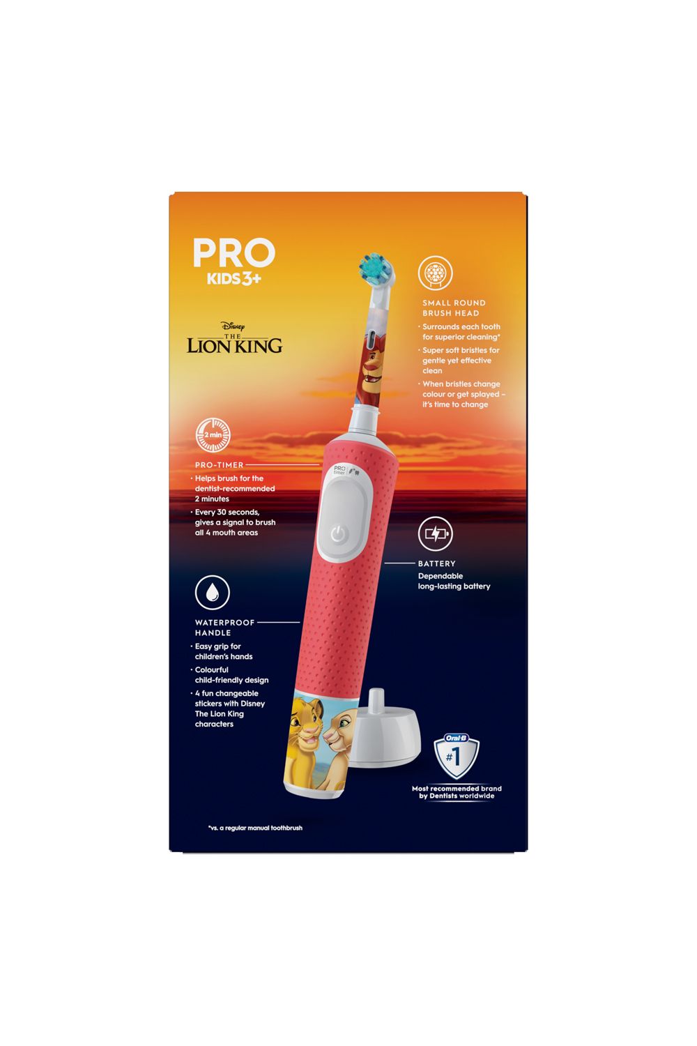 Oral B Pro Kids Lion King Electric Toothbrush Multi image 8