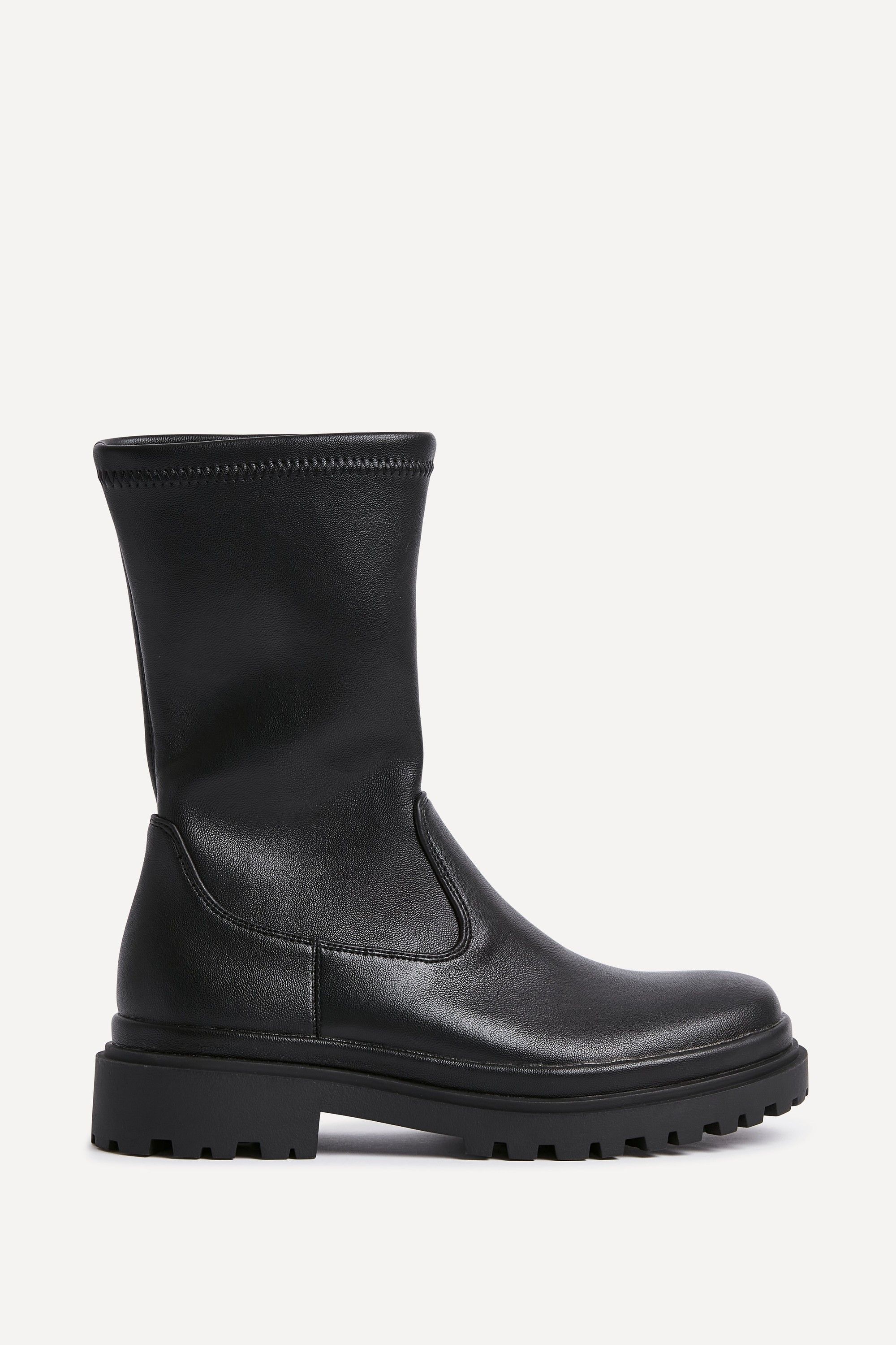 Linzi Edge Black Platform Ankle Boots image 1