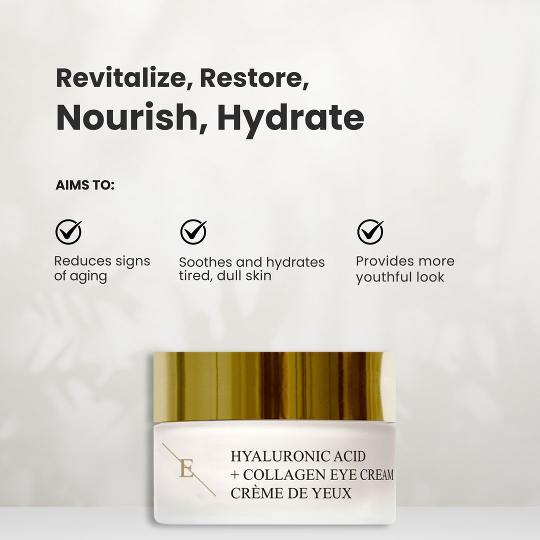 Erth Skin London Hydra Collagen Glow Set: Hyaluronic Sheet Mask, Hyaluronic Eye Cream 30ml & Hyaluronic acid Eye Pads image 6