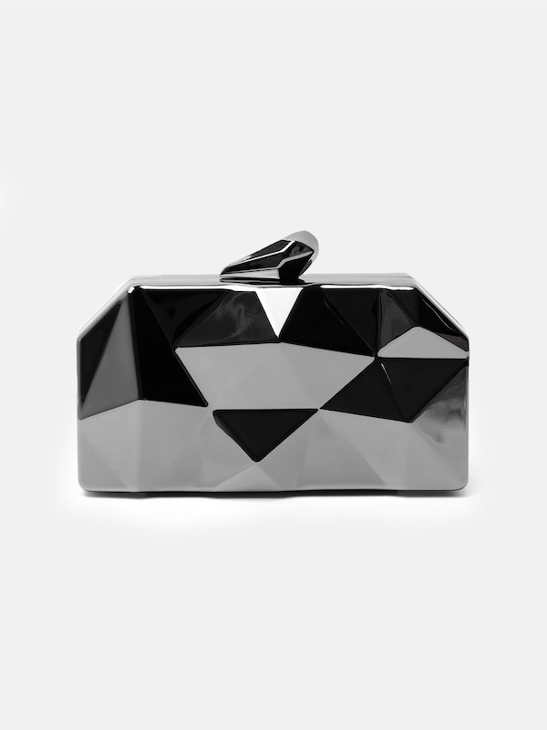 Where's That From 'Melanie' Geometric Pattern Clutch Bag