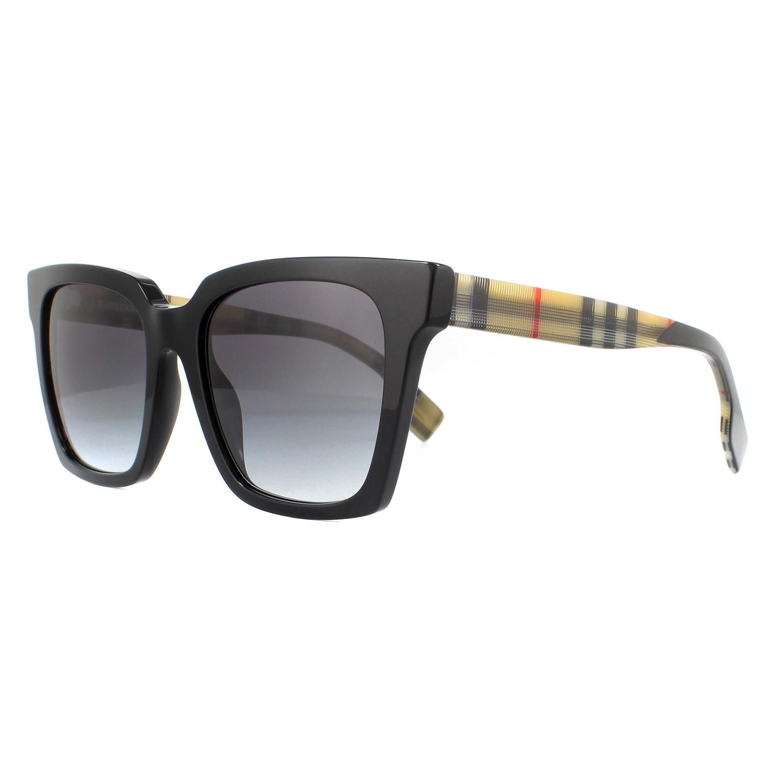 Burberry Square Black Grey Gradient BE4335 Sunglasses image 2