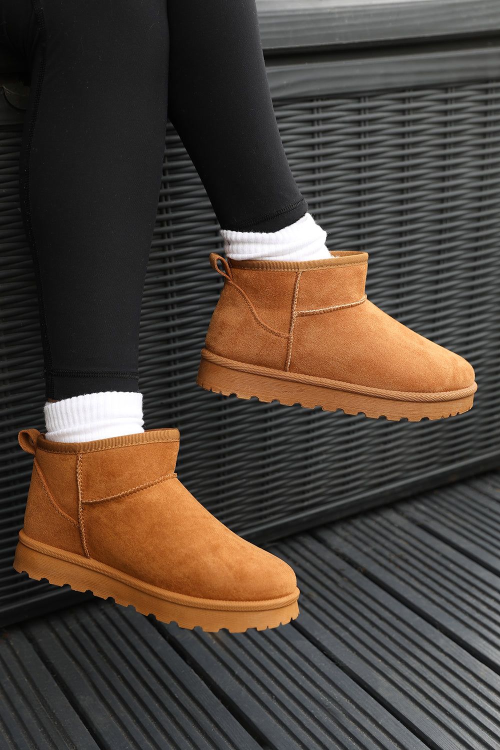 Where's That From 'Pine' Faux Fur Lining Ankle Boots image 1