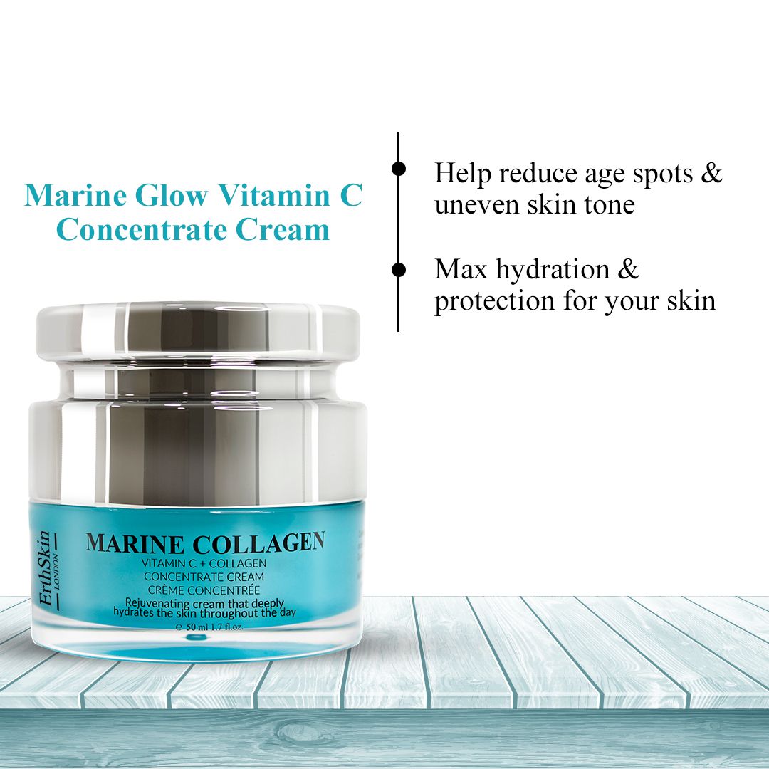 Erth Skin London Marine Glow Vitamin C Concentrate Anti-Aging Cream 50ml image 5