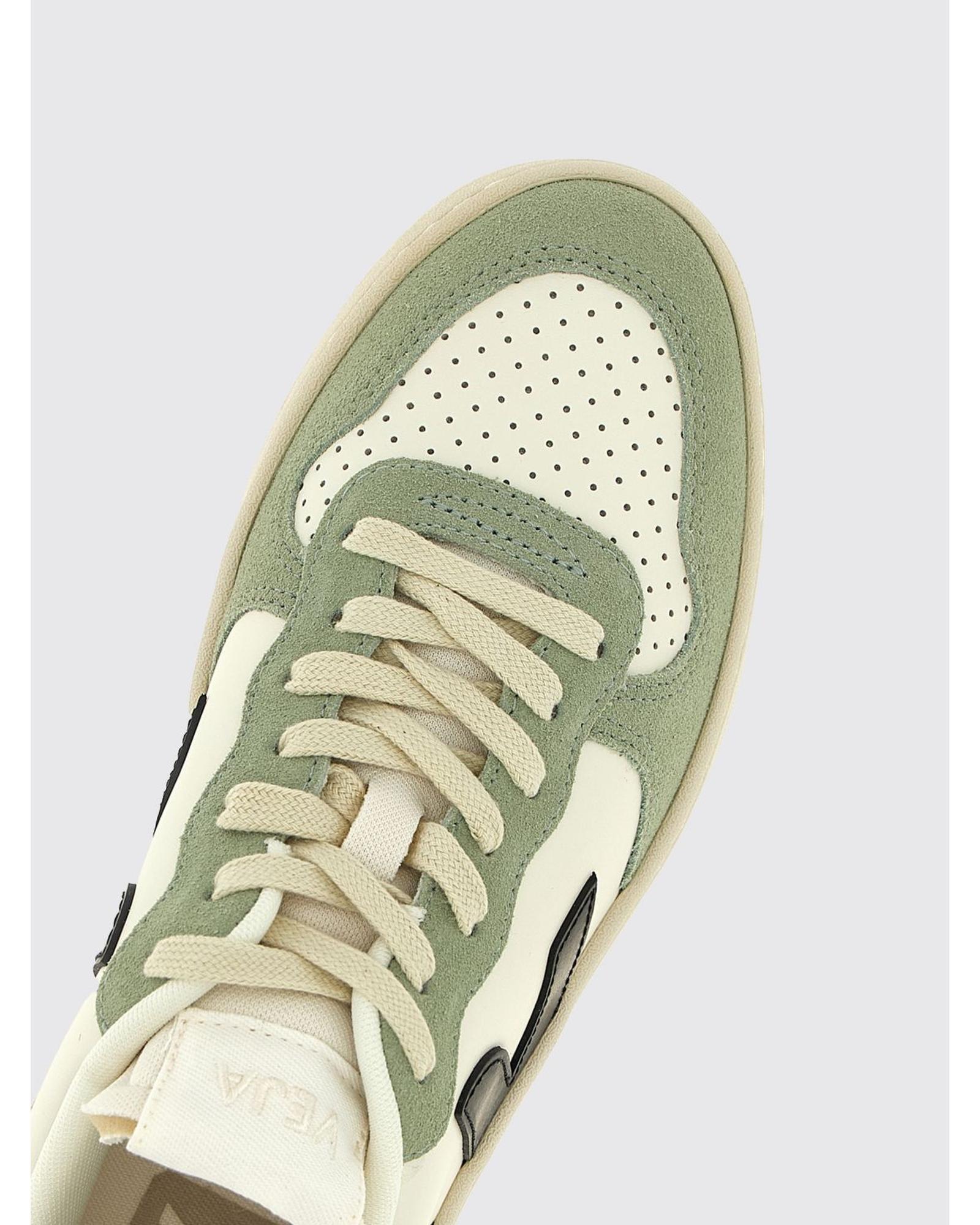 Veja V10 Extra WhiteField Green Sneakers image 4