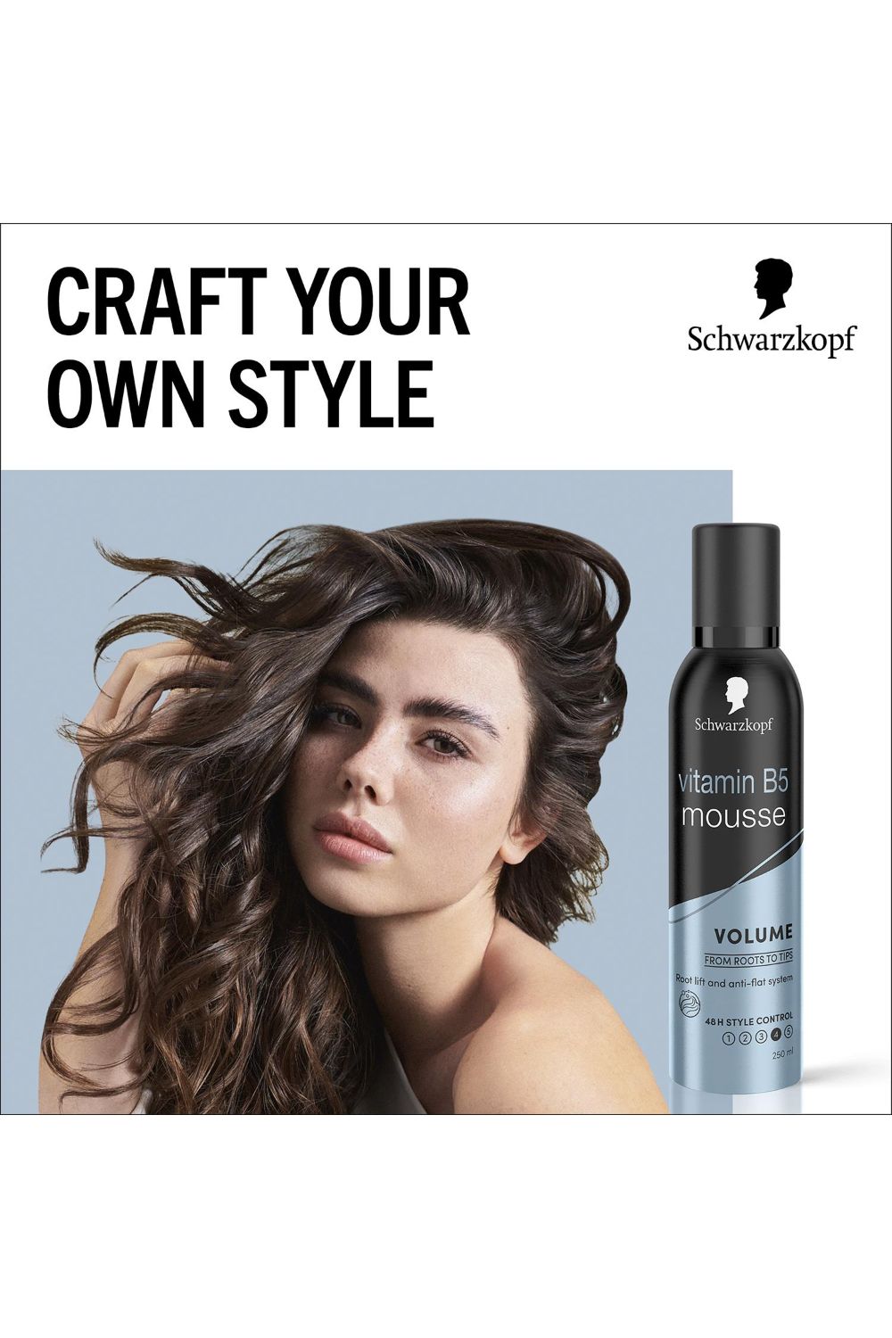 Schwarzkopf Professional Styling 'Mousse' 48H Extra Strong 250ml 3 Pack image 3