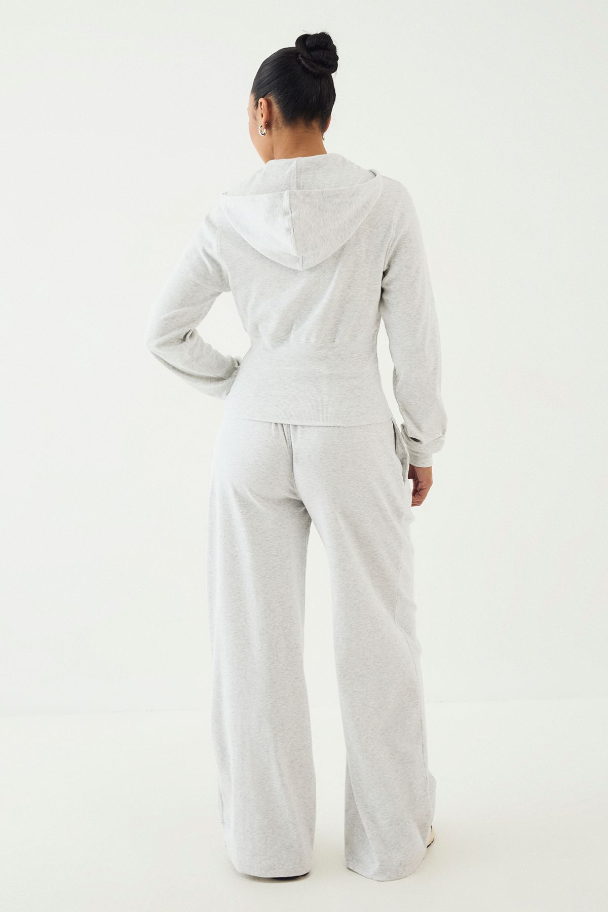 DSGN Studio DSGN Studio Heavy Rib Straight Leg Jogger Ash Grey image 2