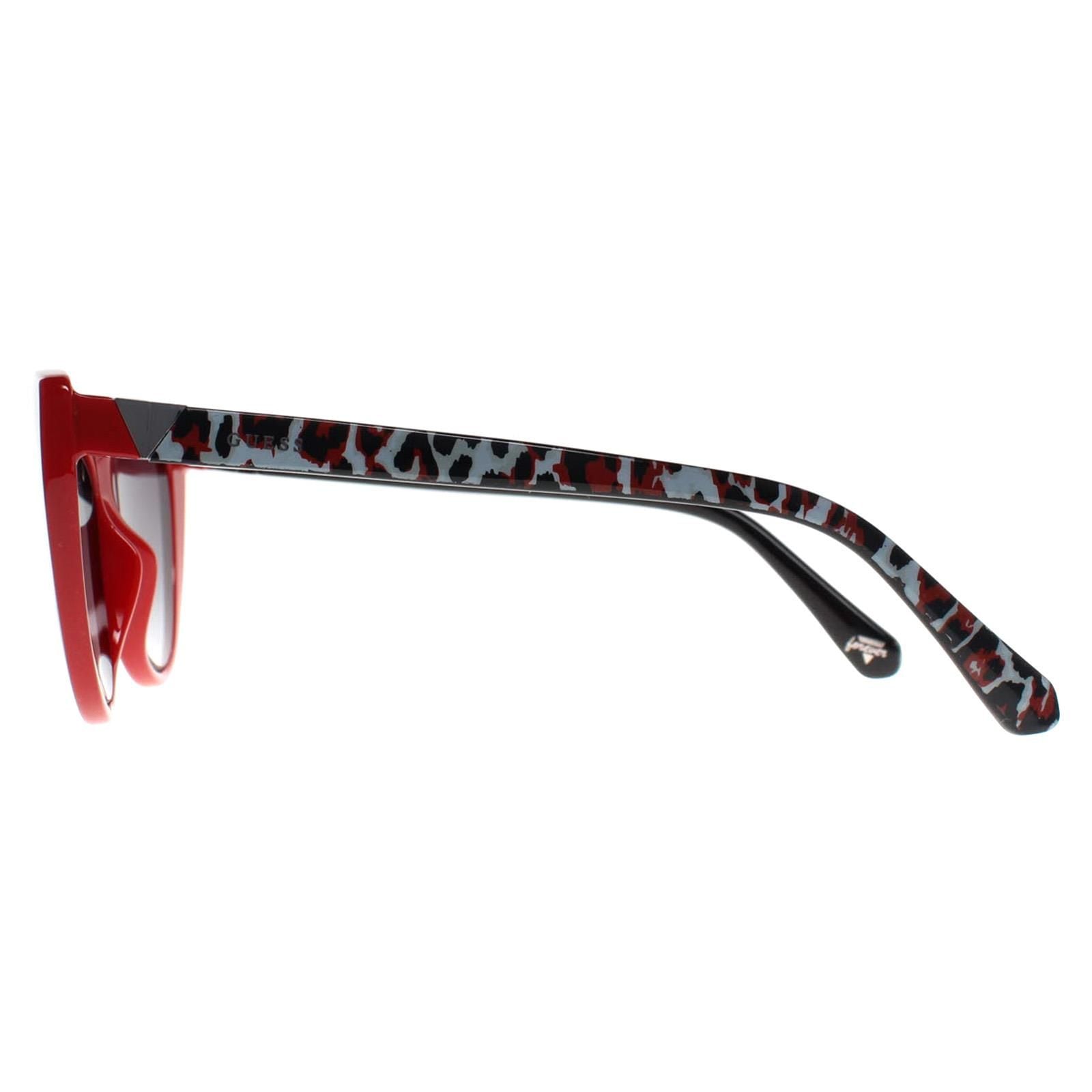 Guess Cat Eye Red Grey Gradient GU5211 image 3