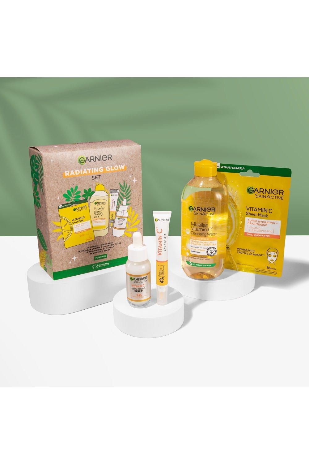 Garnier Radiating Glow Set for Face: Enjoy the Brightening Power of Vitamin C Multi image 2