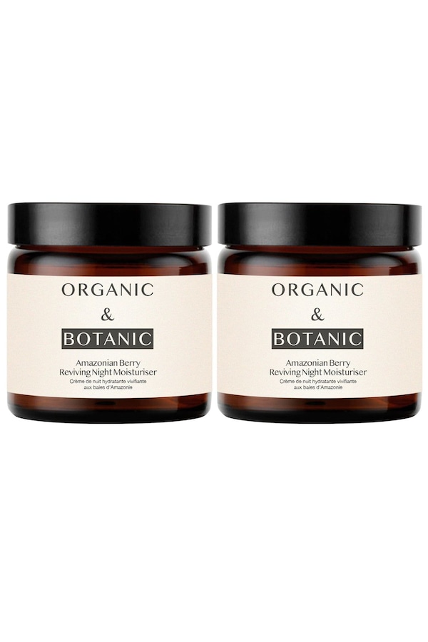 Organic & Botanic Amazonian Berry Night Moisturiser 60ml x 2 Duo Pack