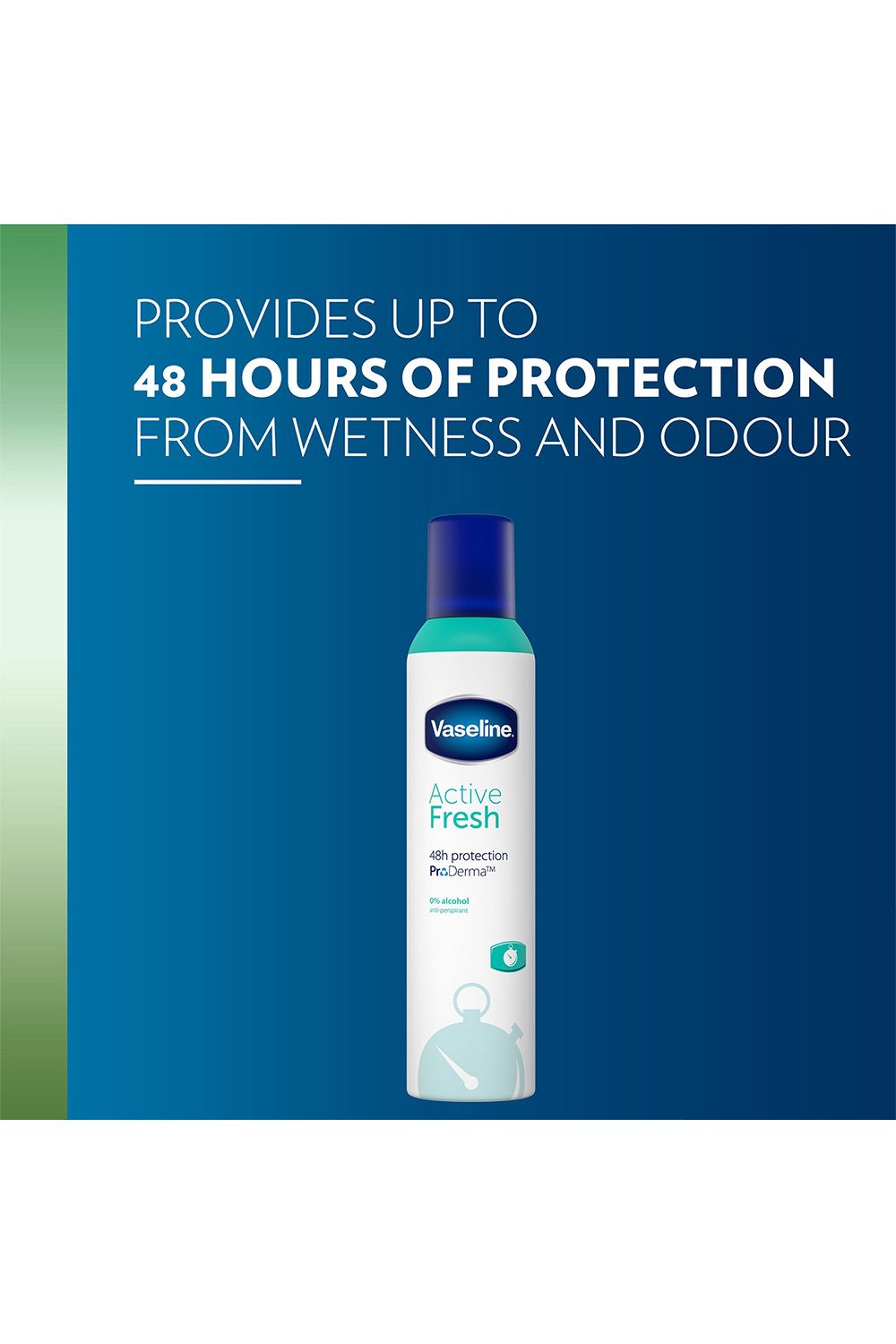 Vaseline ProDerma Active Fresh 'Antiperspirant Deodorant', 3 x 150ml image 3