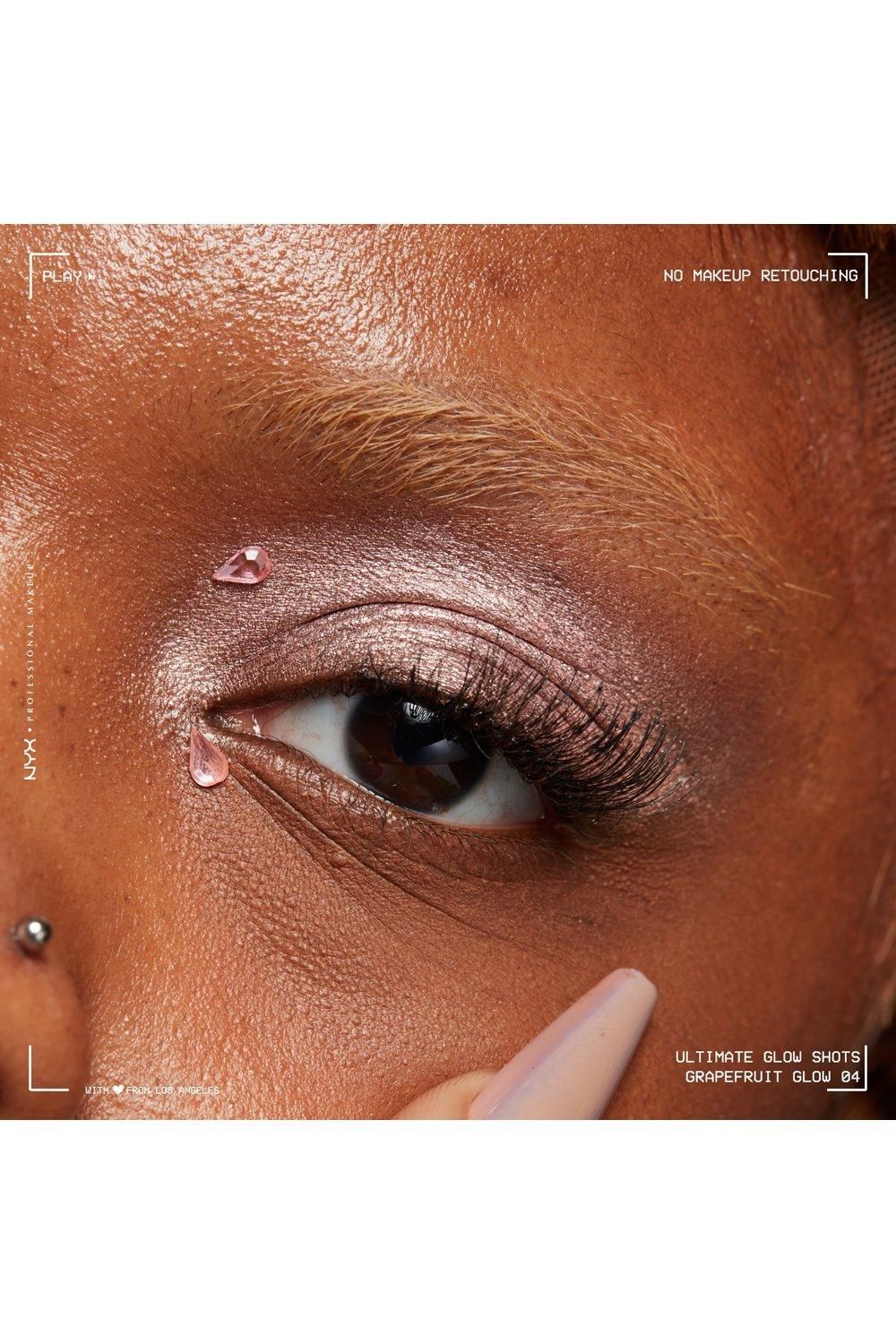 NYX Professional Makeup Ultimate Glow Shots Liquid Eyeshadow Grapefruit Glow image 4