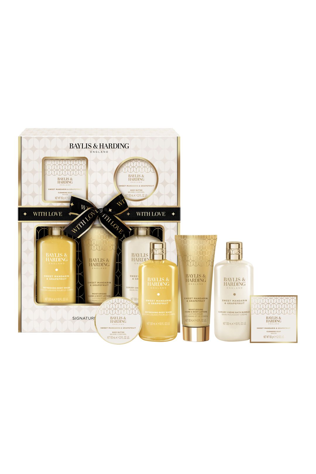 Baylis & Harding Sweet Mandarin & Grapefruit Perfect Pamper Gift Set Multi image 3