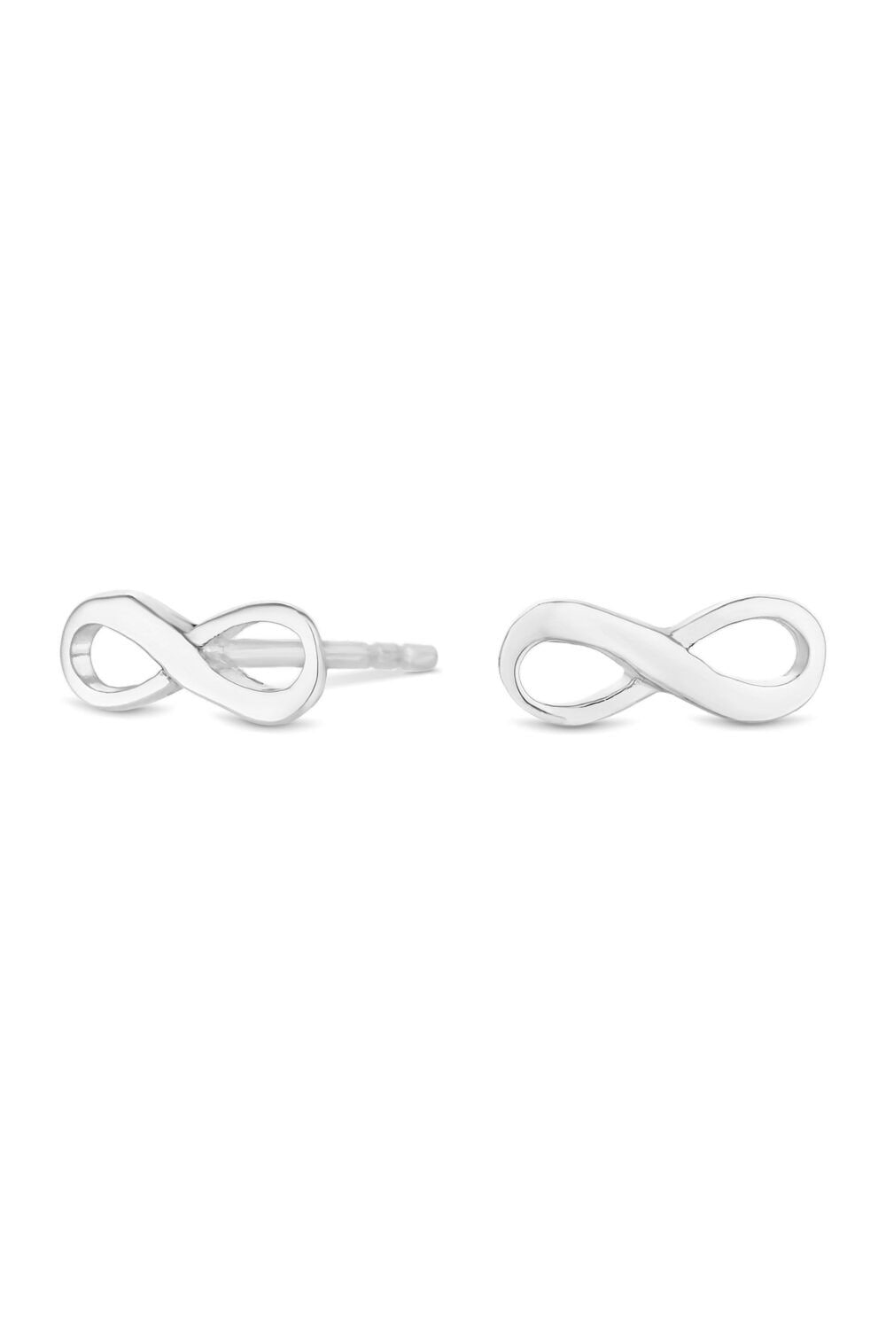 Simply Silver Simply Silver Sterling Silver 925 Mini Infinity Stud Earrings