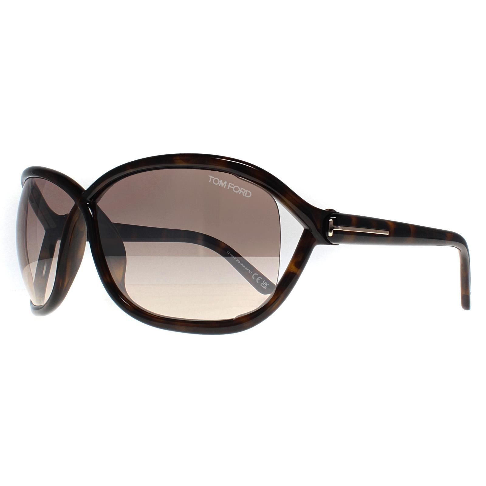 Tom Ford Butterfly Dark Havana Brown Mirror Fernanda FT1069 image 2