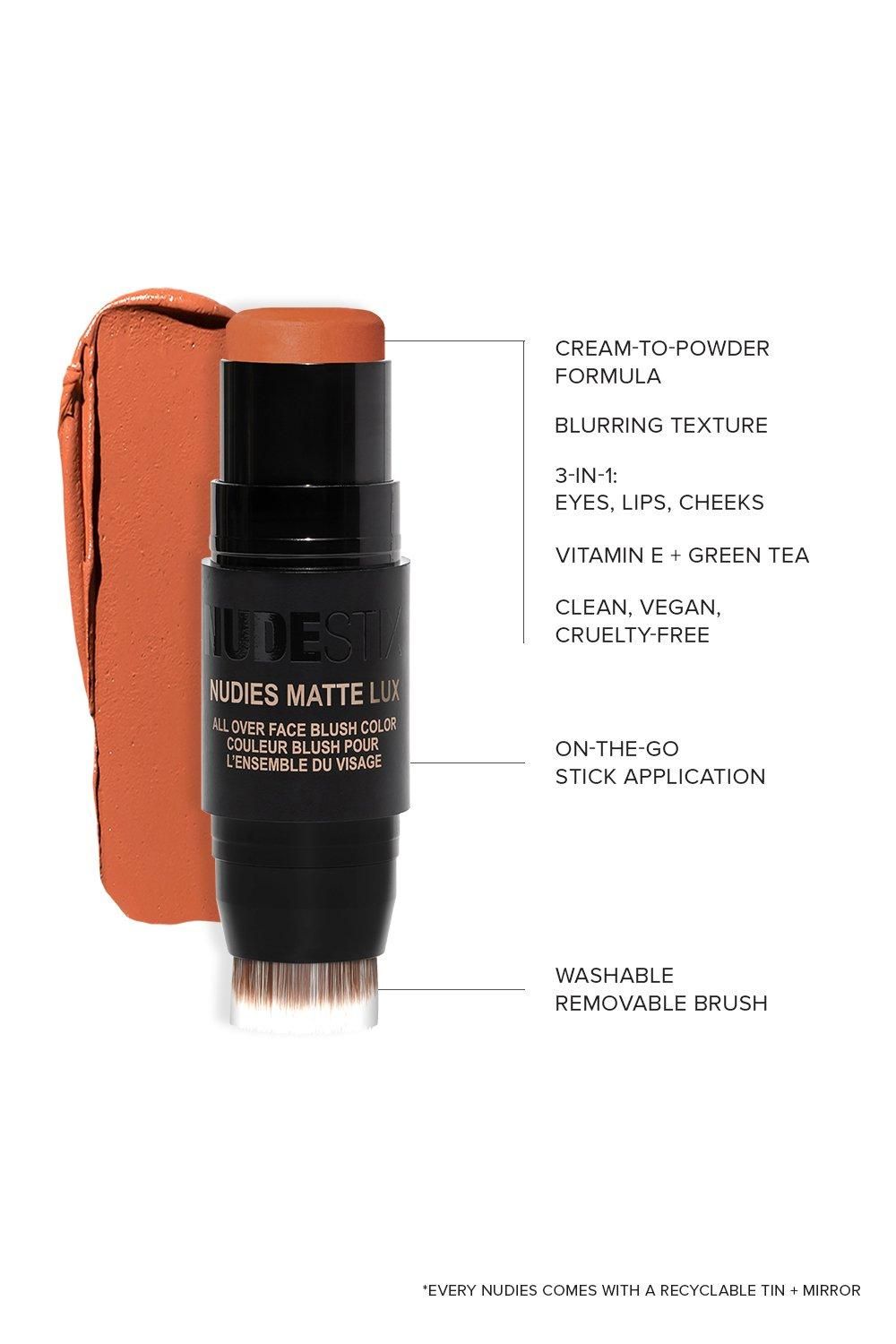 Nudestix Nudies Matte Lux - All Over Face Blush Dolce Darlin image 3