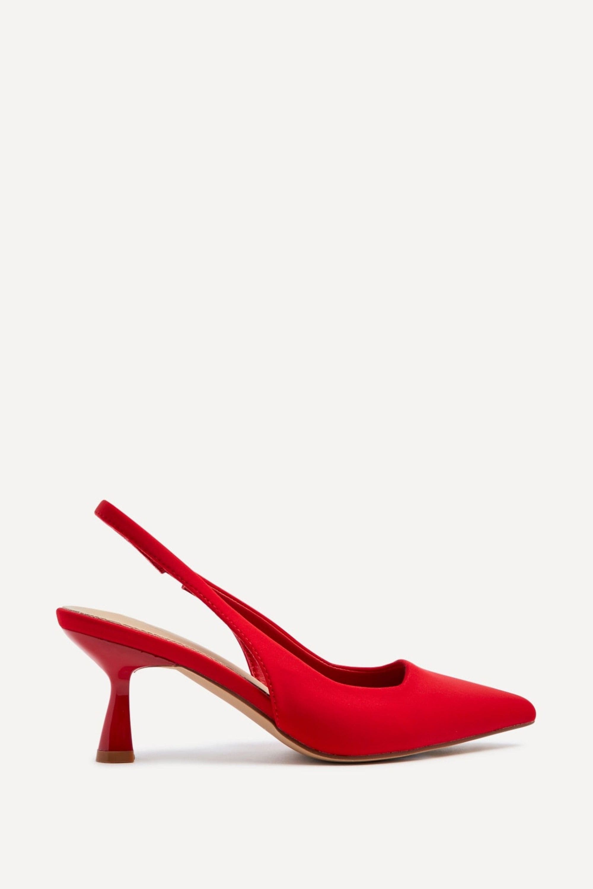 Linzi Presley Red Lycra Court Heels image 1