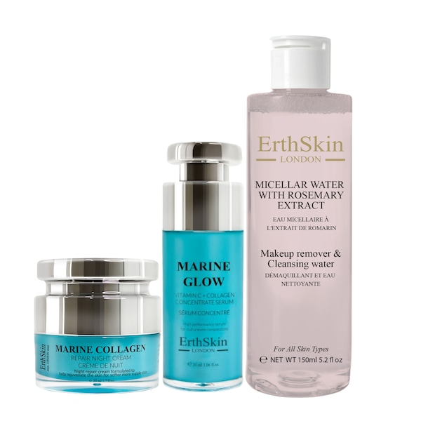 Erth Skin London Marine Glow Complete Care Anti-Aging Set