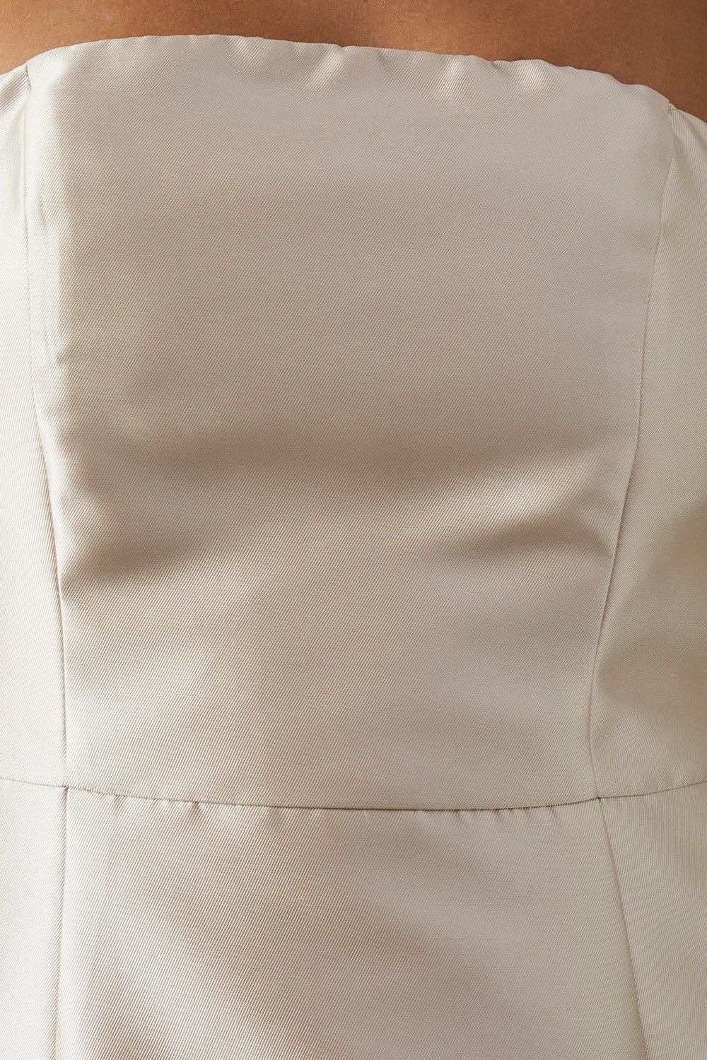 Coast Detachable Shrug Twill Bridesmaid Dress Champagne image 5