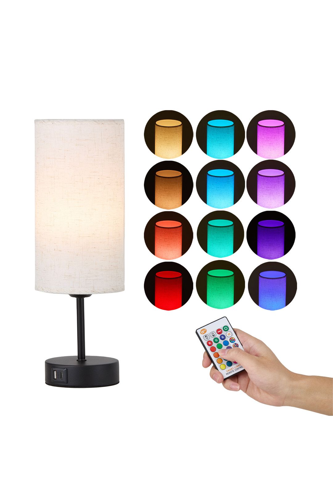 Living and Home Modern Table Lamp with Minimalist Design image 3
