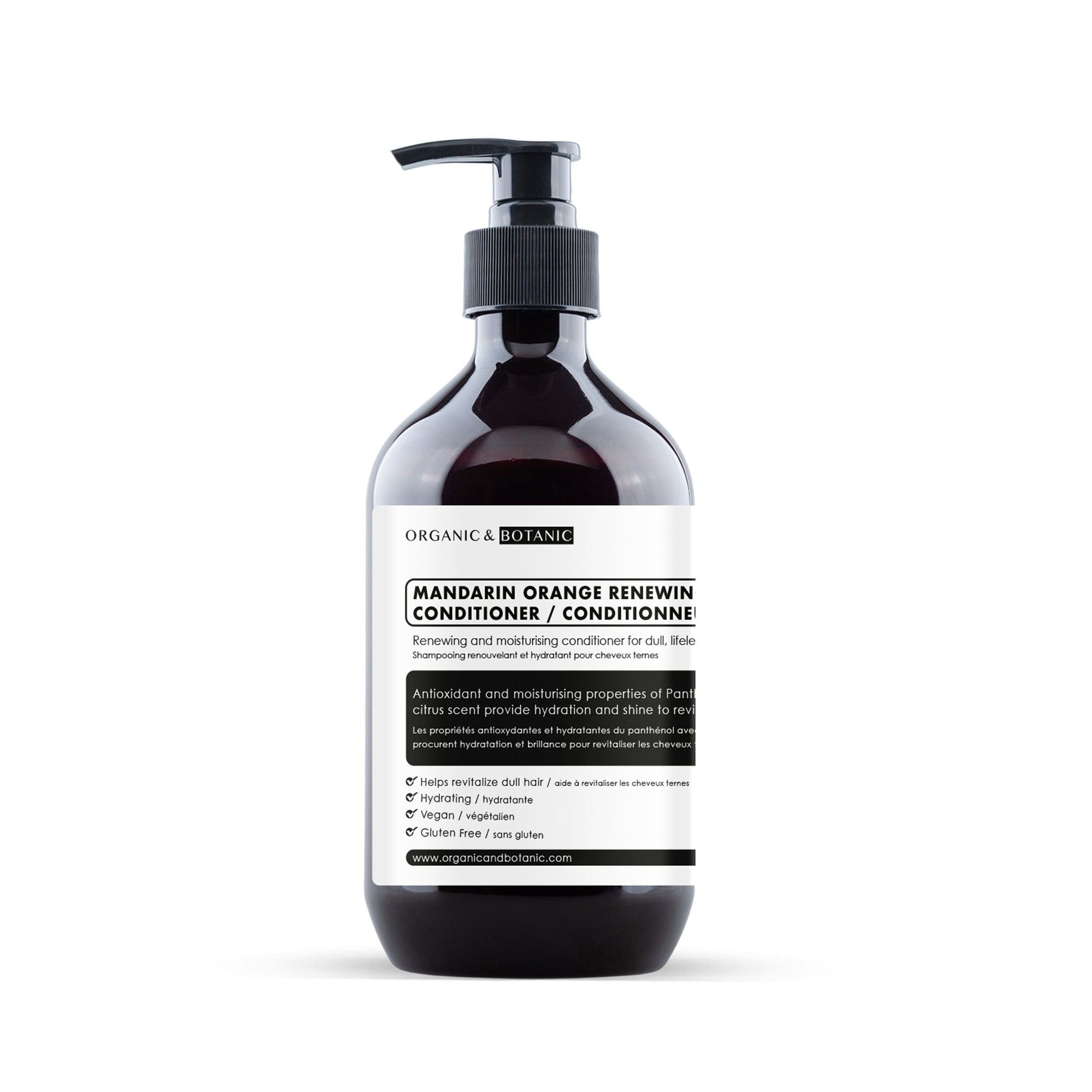 Organic & Botanic Mandarin Orange Renewing Conditioner 500ml x 2 Duo Pack image 2