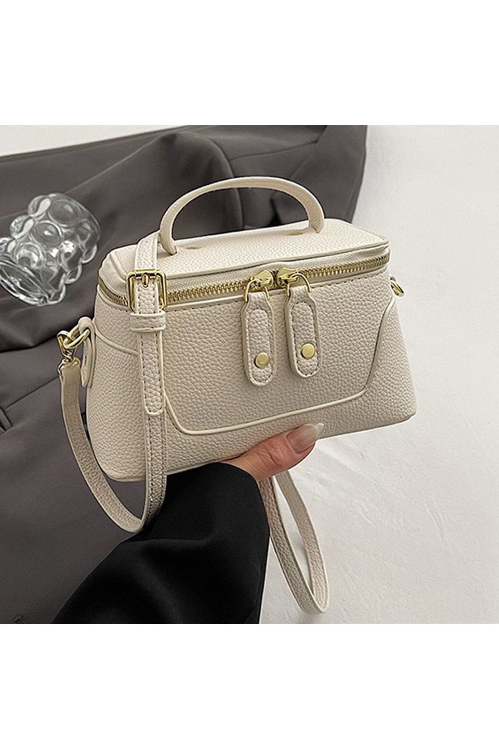 XY London 'Lilly' Tote Bag With Adjustable Shoulder Strap and Zip Closure image 6