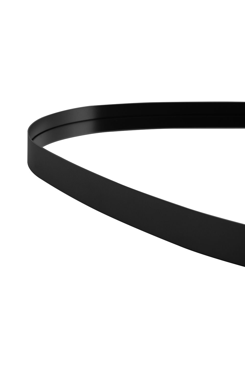 Living and Home Teardrop-Shaped Wall-Mounted Bathroom Mirror with Metal Frame & Anti-Shatter Backing image 4