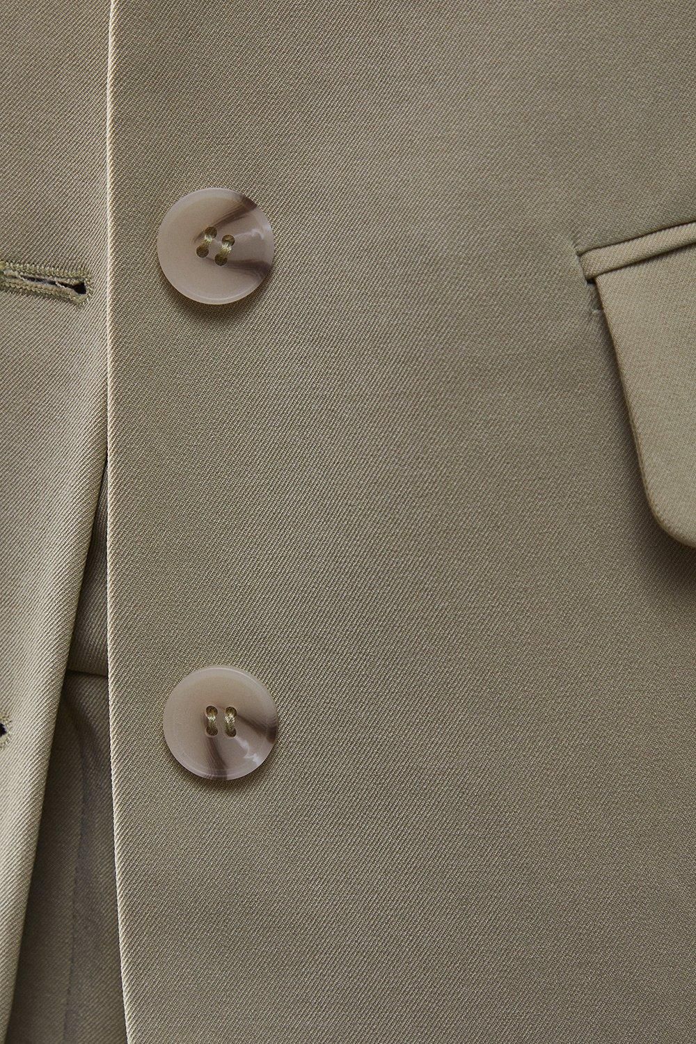 Warehouse Premium Single Breasted Blazer Green image 4