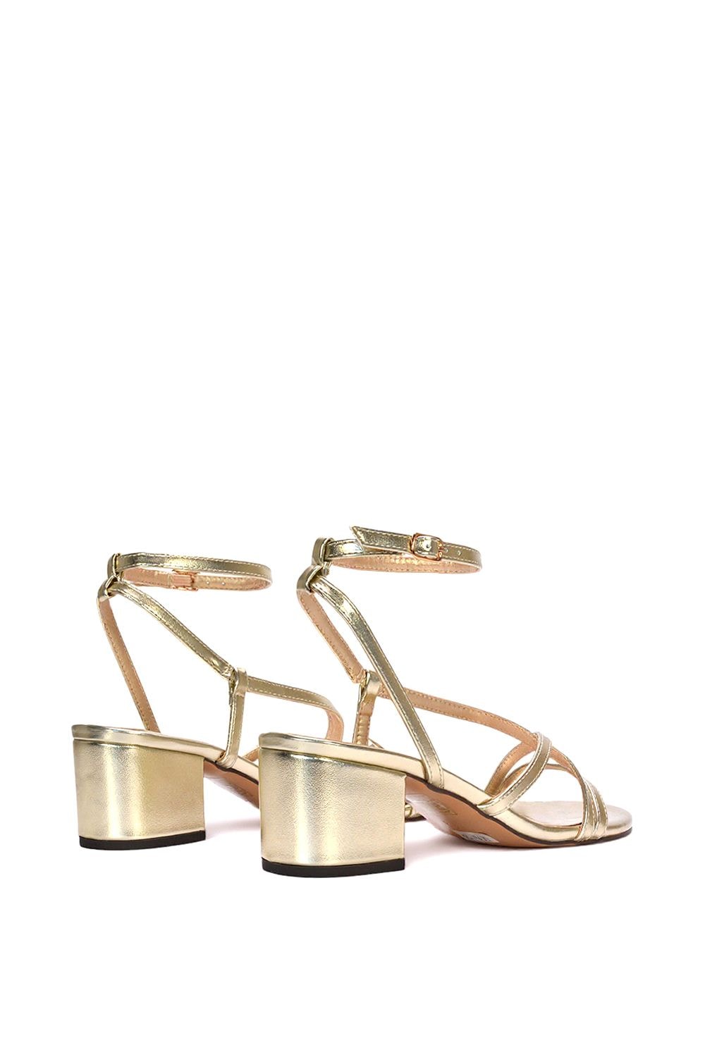 XY London 'Maria' Block Heel Strappy Sandal Shoes image 4