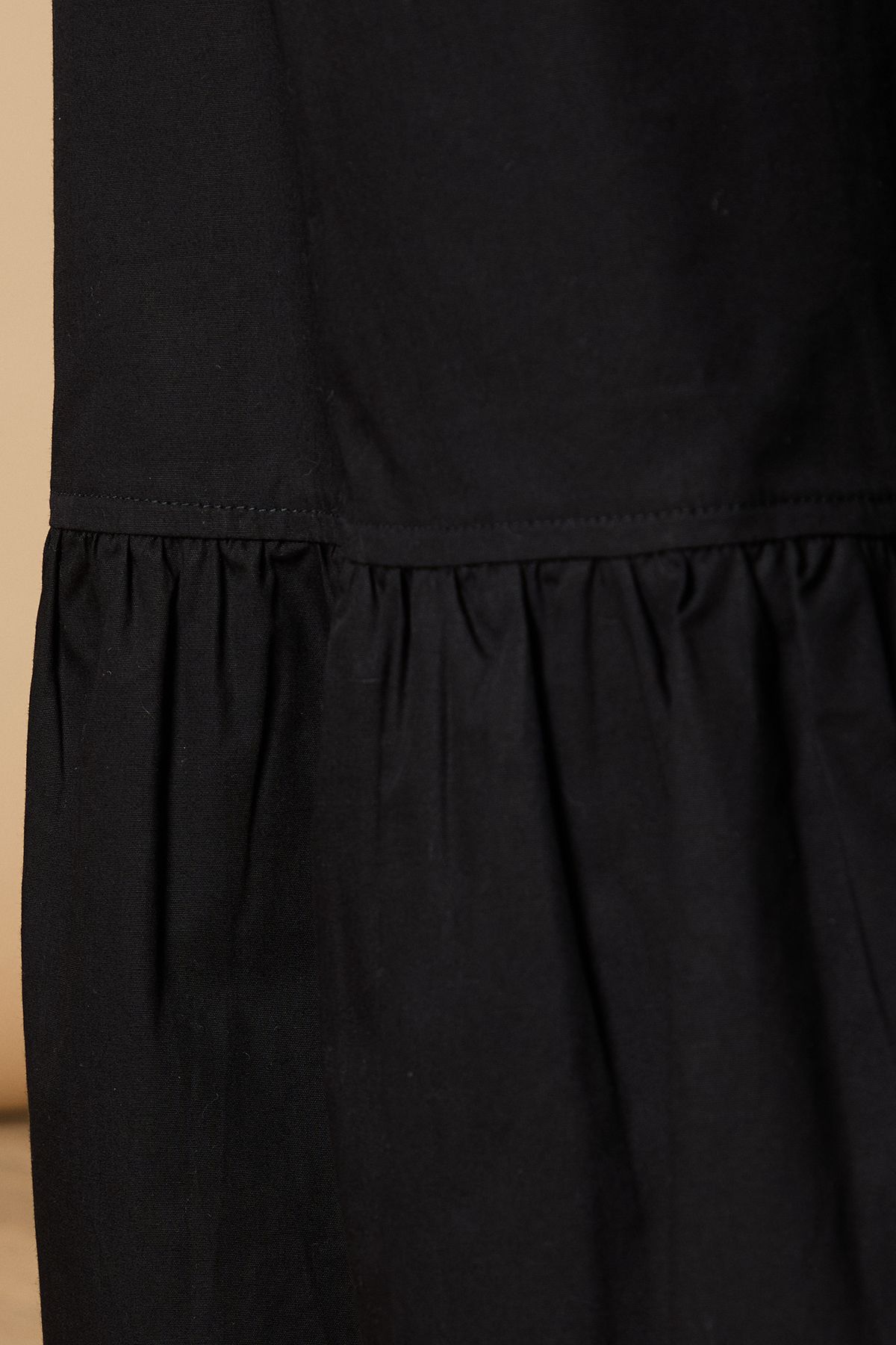 Oasis Petite Poplin Midi Skirt Black image 5