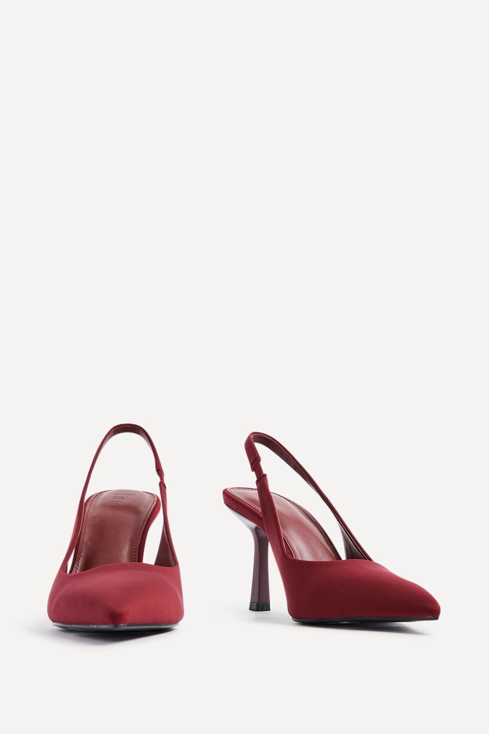 Linzi Dash Burgundy Scuba Court Heel image 3