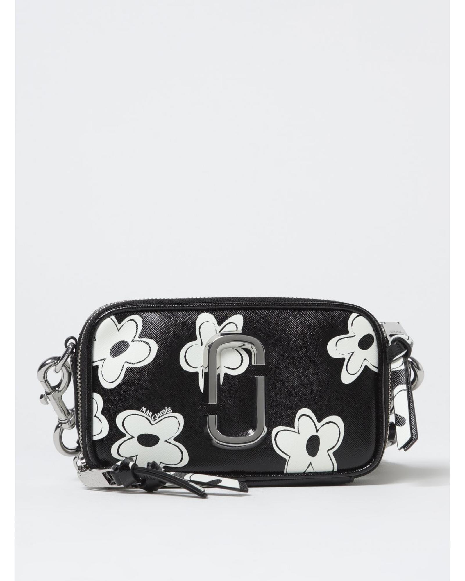 Marc Jacobs Snapshot Daisy Crossbody Bag Wo - Black Clutch Bags