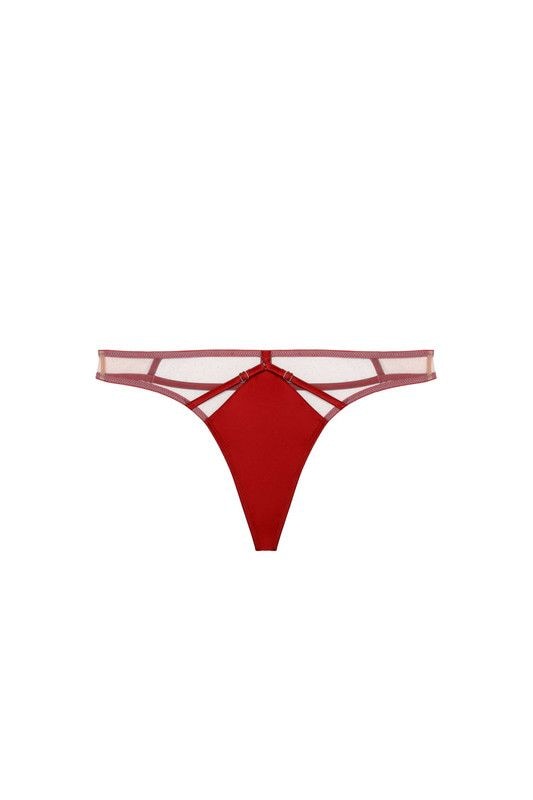 Playful Promises Ramona Ruby Red Thong image 4