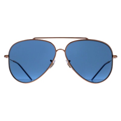Ray-Ban Aviator Rose Gold Blue RB0101S Aviator Reverse