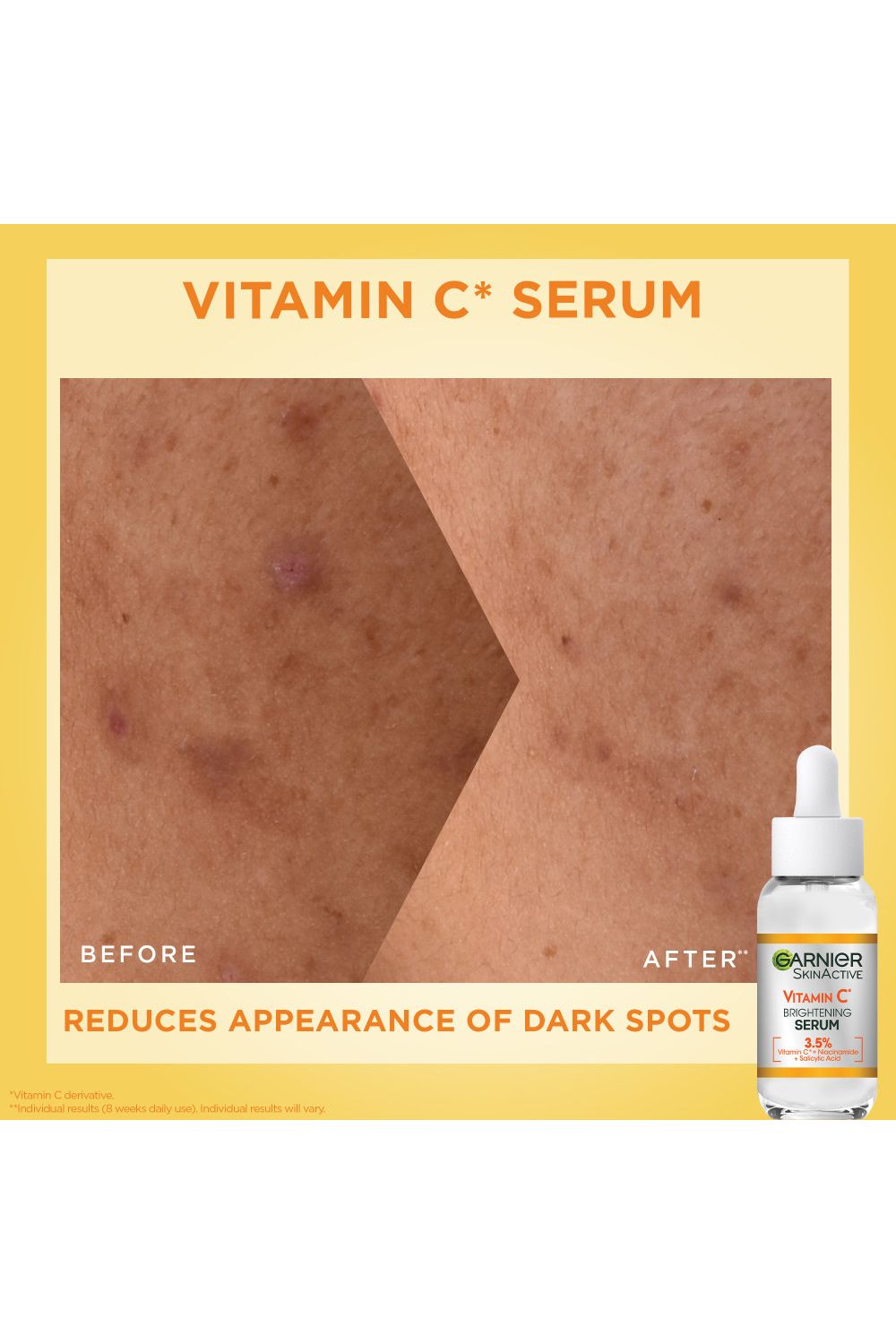Garnier Vitamin C* Brightening Routine - Serum + Daily UV Glow Fluid Multi image 6