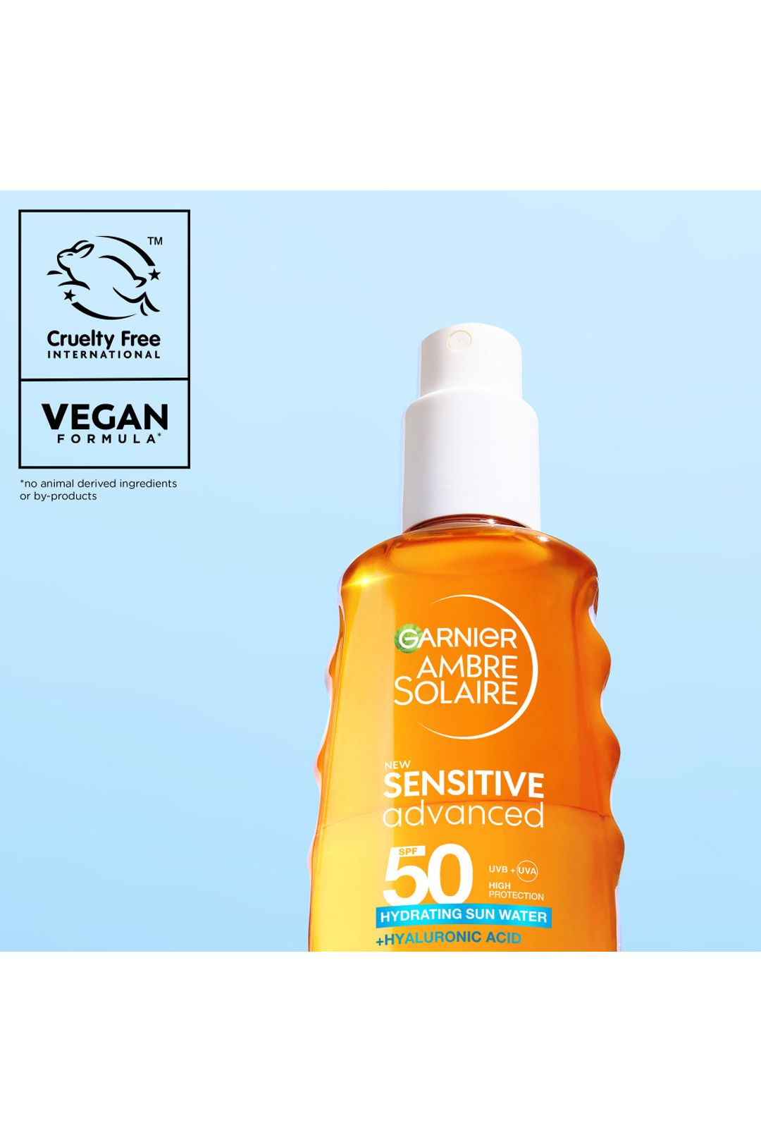 Garnier Ambre Solaire Sensitive Advanced Sun Protection Water SPF50 150ml Multi image 9