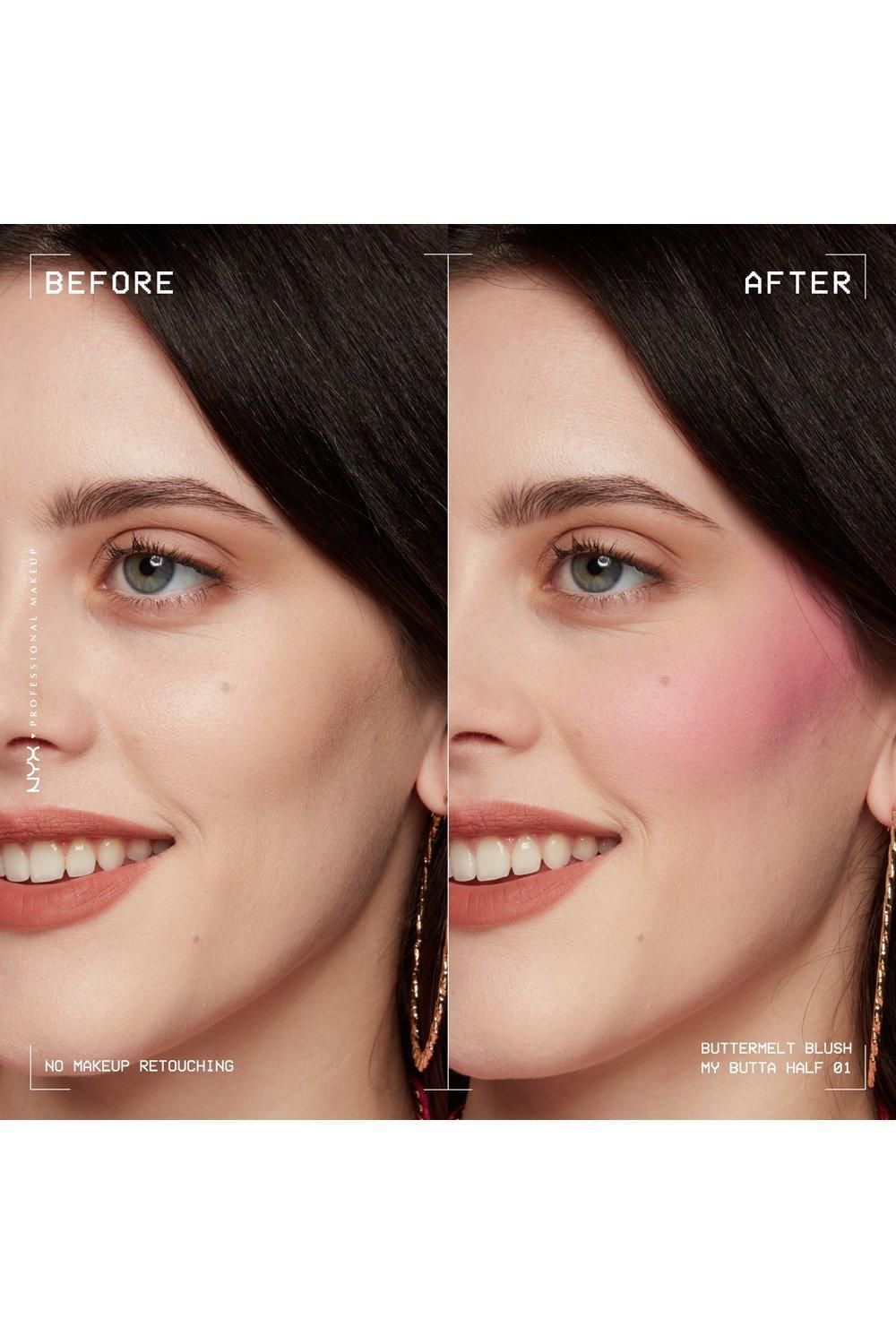 NYX Professional Makeup Buttermelt Blush Powder Blush My Butta Half image 3