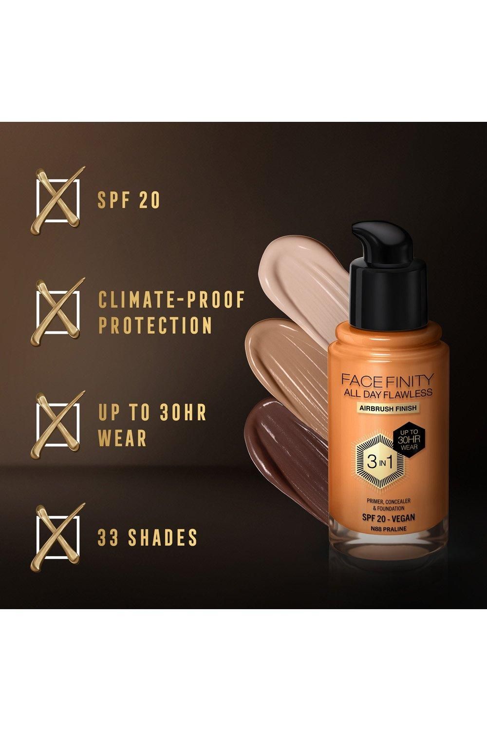 Max Factor Facefinity All Day Flawless 3 in 1 Vegan Foundation Praline image 6