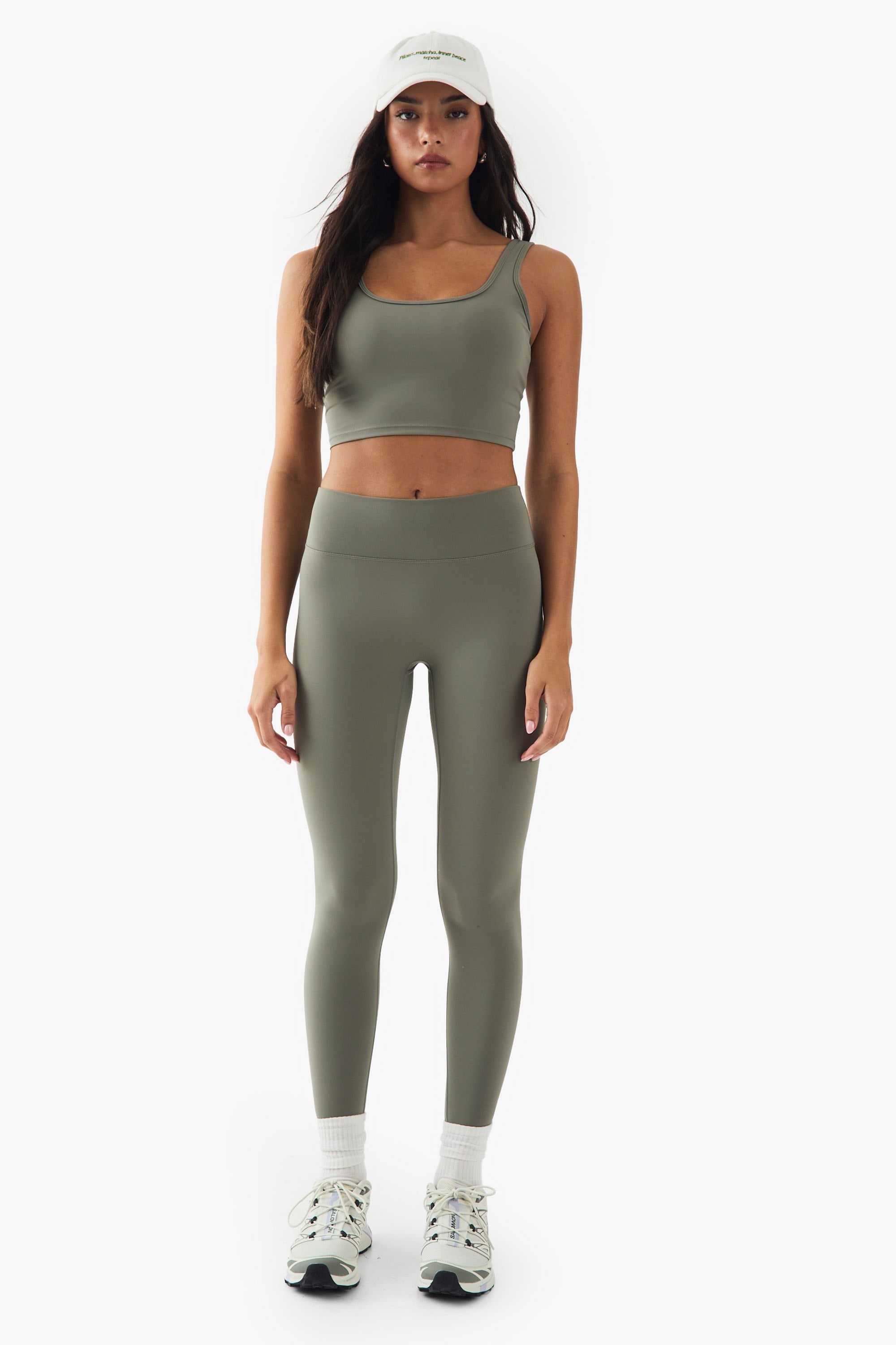 DSGN Studio DSGN Studio Highwaist Ultra Sculpt Legging Khaki image 5