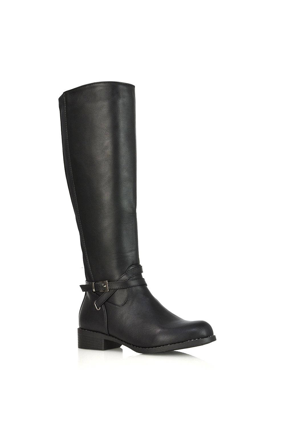 XY London 'Everly' Flat Knee High Riding Style Boots image 5
