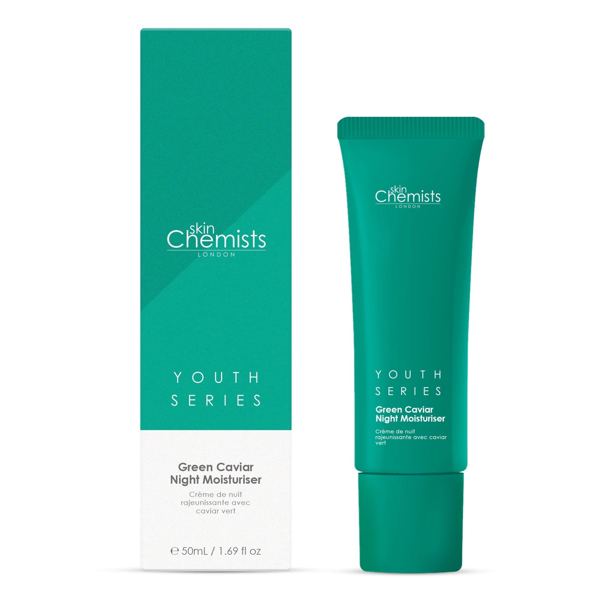 skinChemists Youth Series Green Caviar Night Moisturiser 50ml x 2 Duo Pack image 3