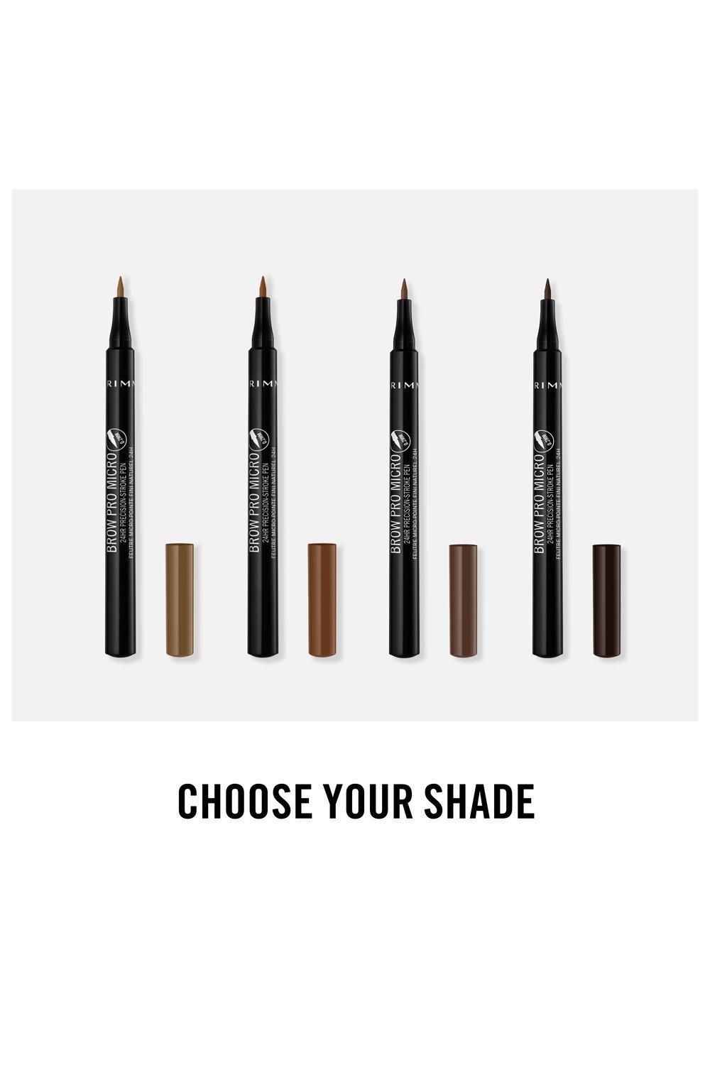 Rimmel London Brow Pro Micro 24HR Precision-Stroke Pen 003 Soft Brown image 8