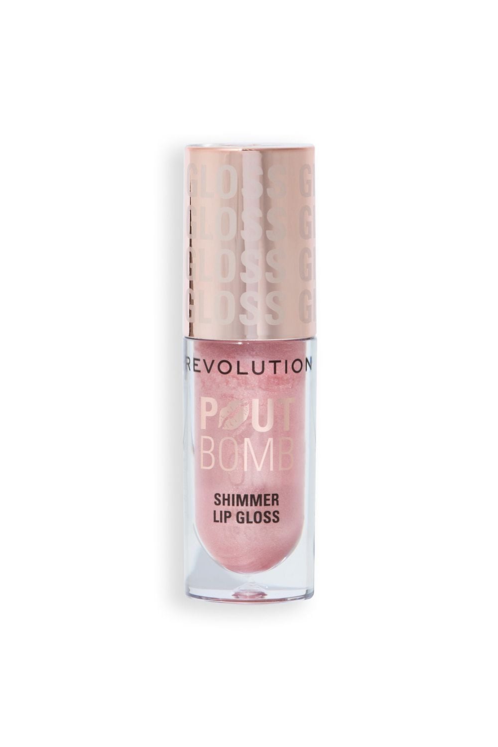 Revolution Pout Bomb Shimmer Lip Gloss Shine Pink image 3