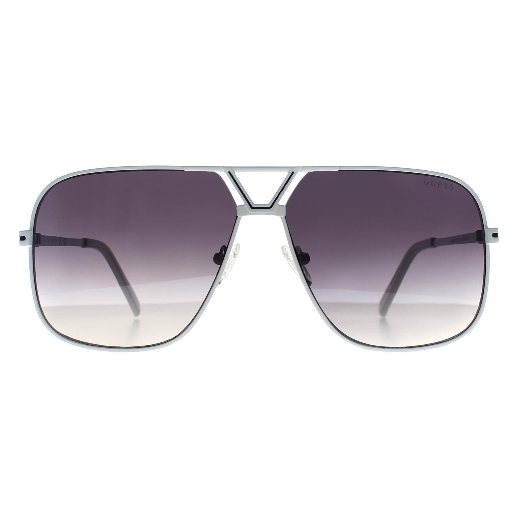 Guess Aviator White Smoke Grey Gradient GO00066
