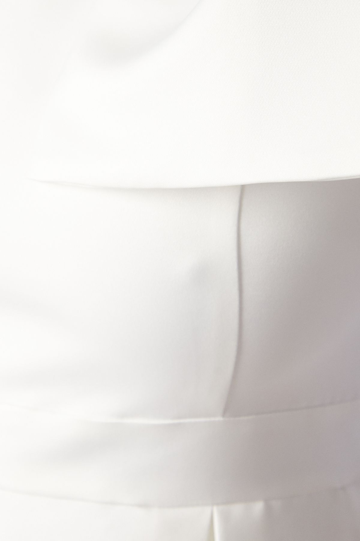 Coast Statement Bow One Shoulder Midi Wedding Dress Ivory image 5