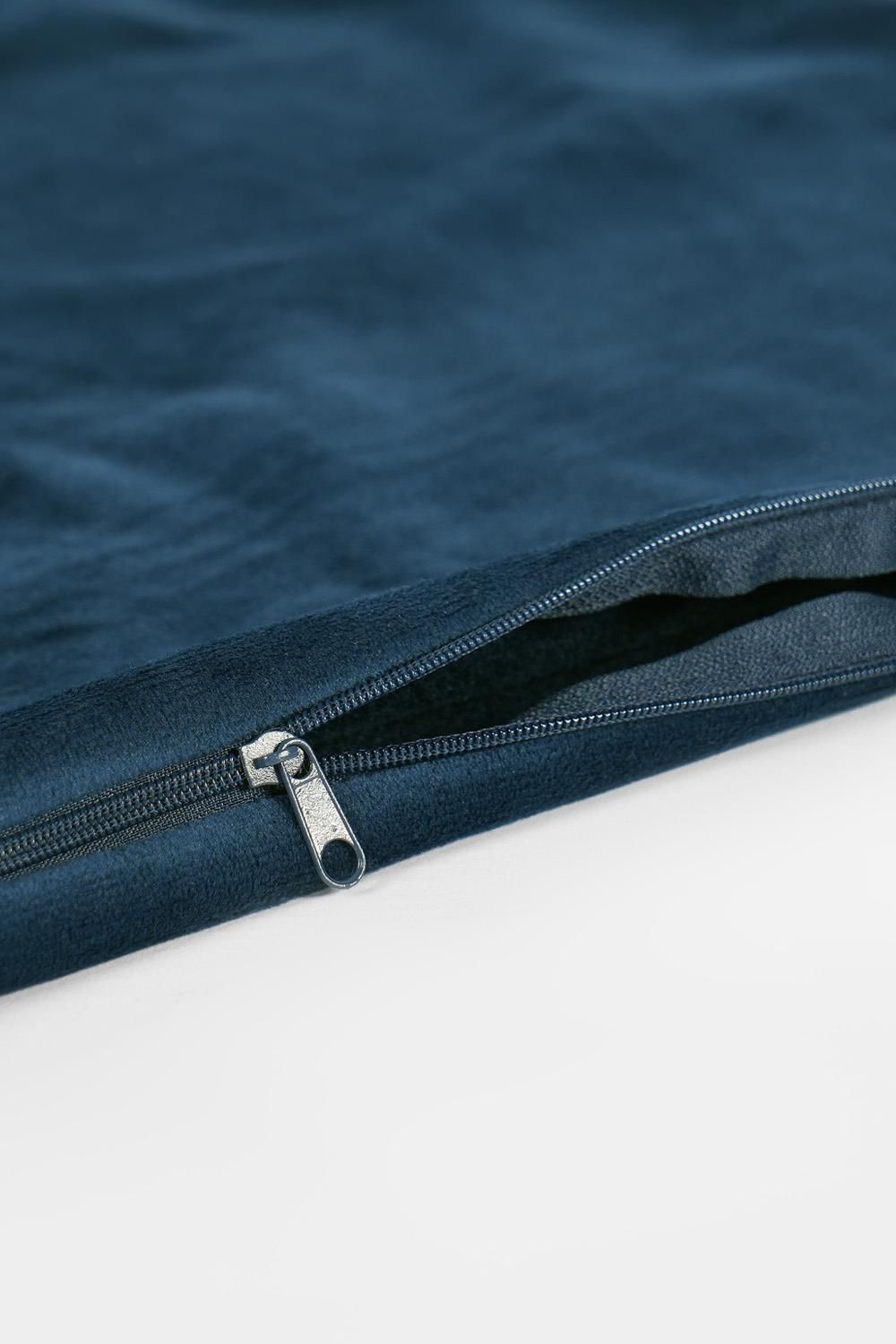 OHS 4 x Matte Velvet Cushion Covers Soft Plain Zip image 3